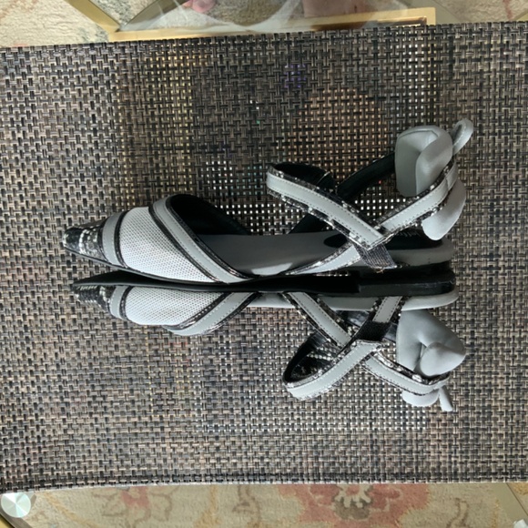 - Jeffrey Campbell Enrich Sandals, Size 7, Python - Picture 3 of 8